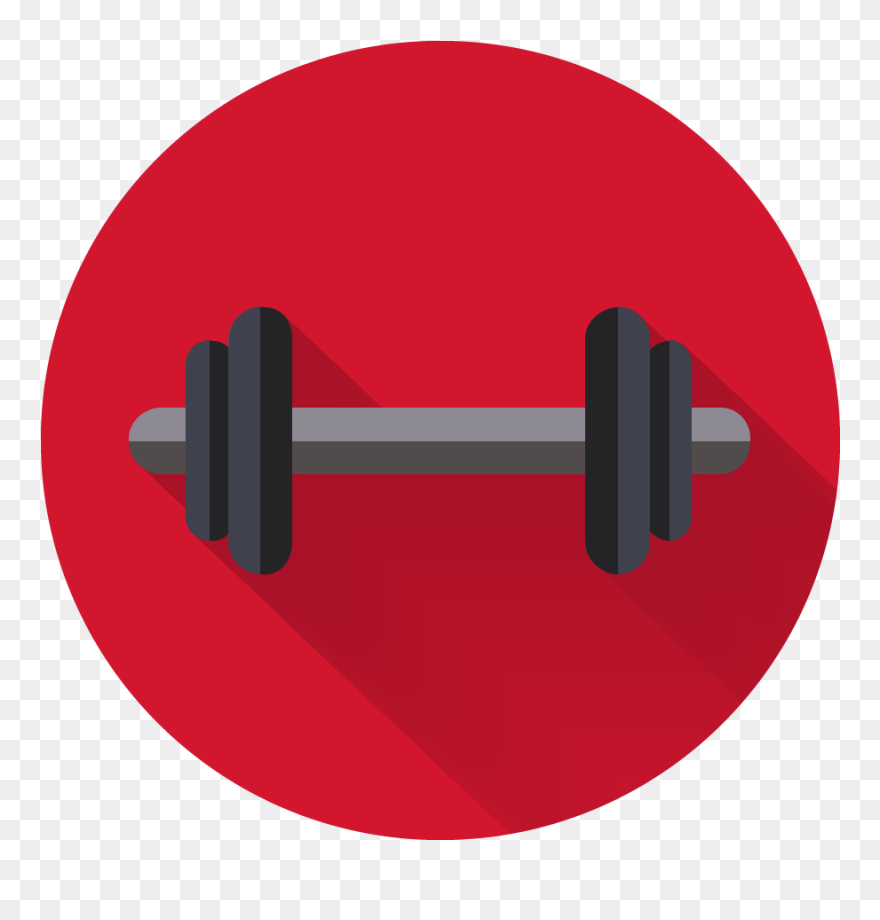 Dumbbell Clipart Red - Insta Dumbbell - Png Download