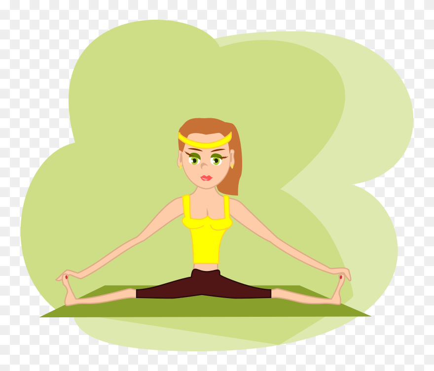 Fitness Girl Clipart Graphic Royalty Free Download - Transparent Exercises Icon Png