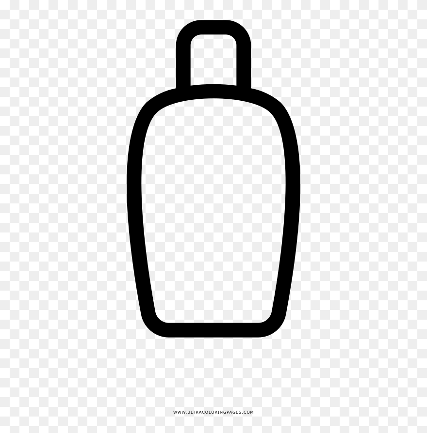 Sunscreen Coloring Page Clipart