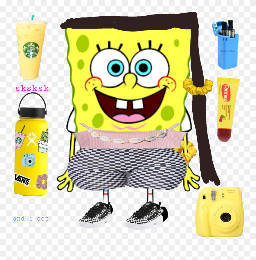 #vscospongebob - Cartoon Spongebob Square Pants Clipart