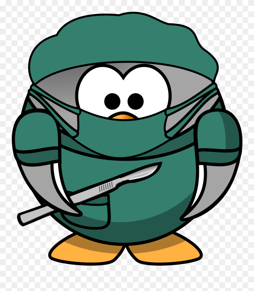 Penguin Surgeon Svg Clip Arts - Cartoon Clipart Operating Room - Png Download