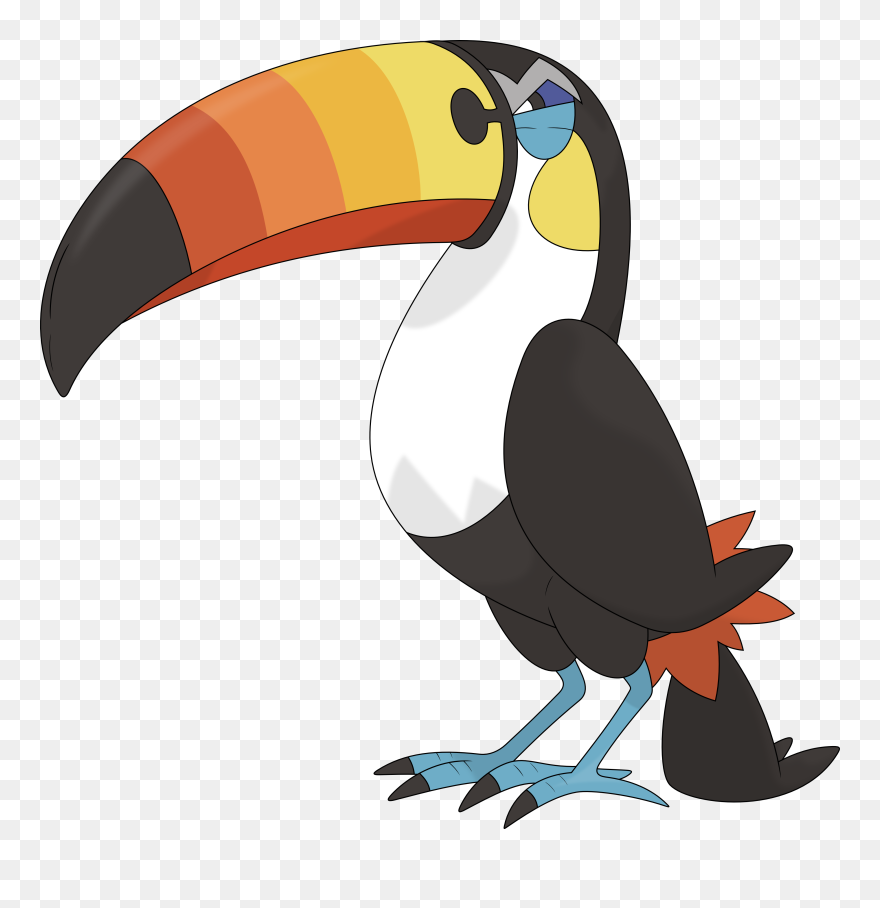 Transparent Tucan Clipart - Pokemon Toucannon - Png Download