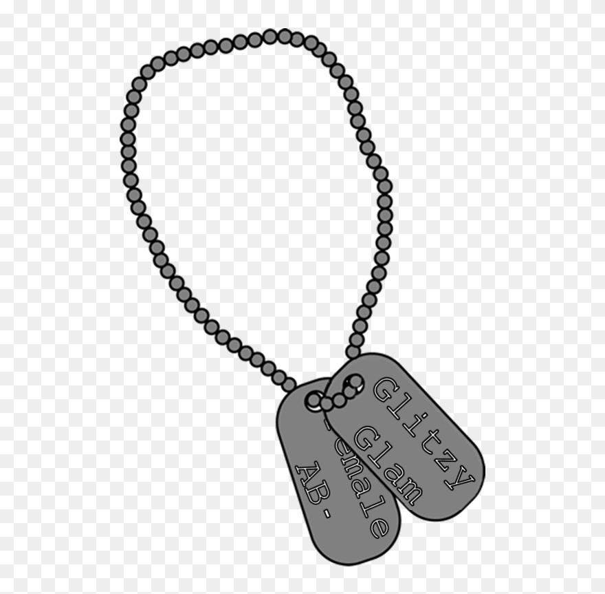 Military Dog Tags Clip Art - Military Dog Tags Clipart - Png Download