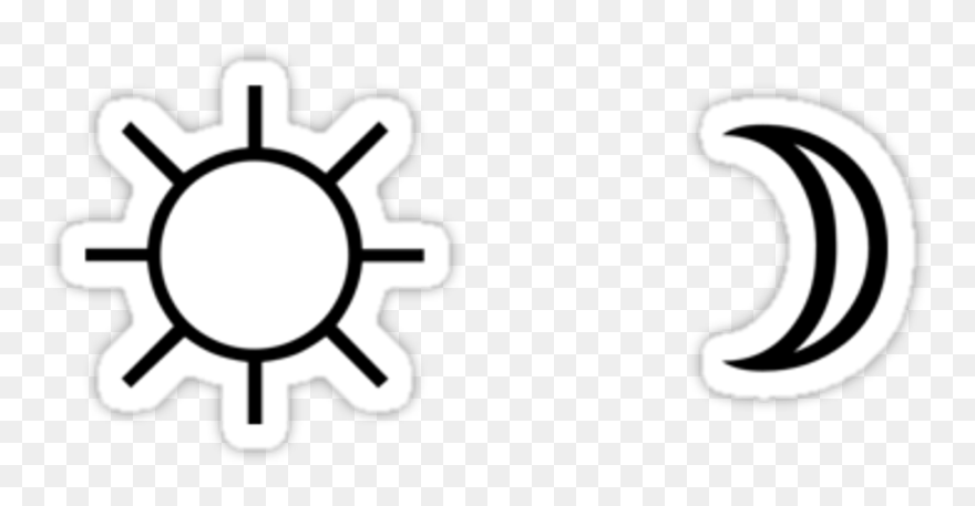 Png Overlay Edit Tumblr Moon Sun Moonandsun - Sign Of No Direct Sunlight Clipart