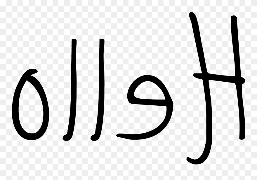 Hello Clipart Graphic - Calligraphy - Png Download