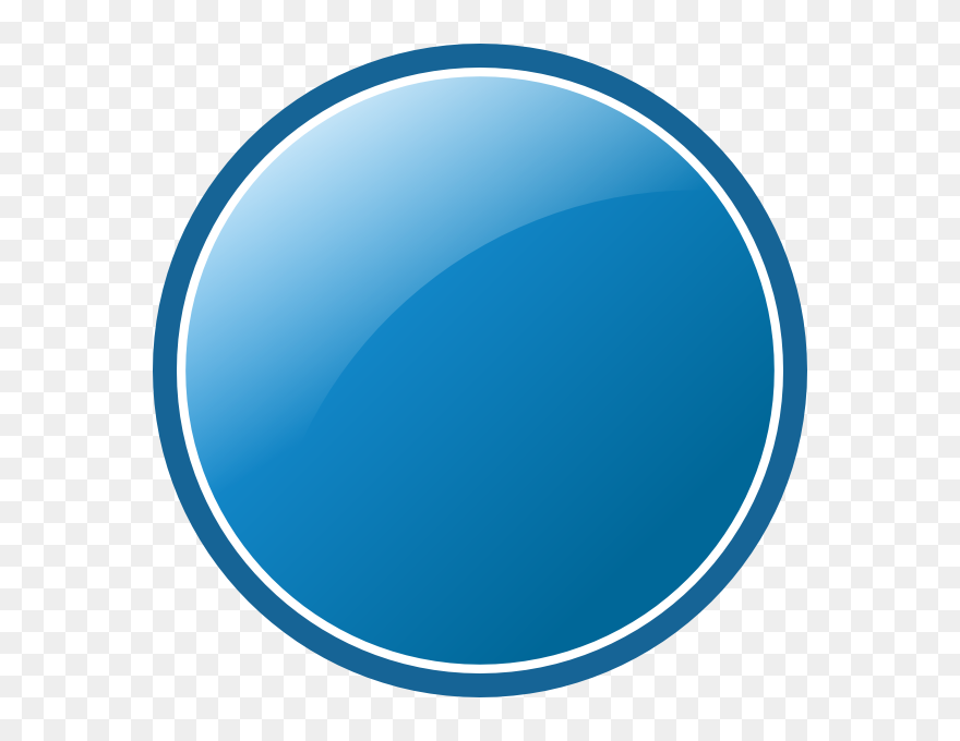 Glossy Clip Art At - Blue Circle Png Logo Transparent Png