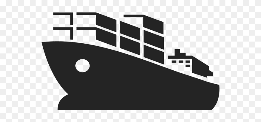 Cruise Ship Clipart Container Ship - Cargo Ship Clipart - Png Download