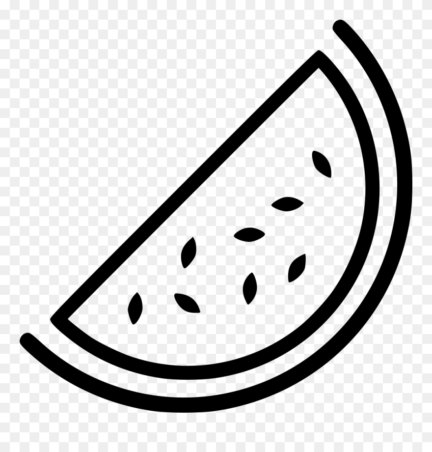 Watermelon Slice - Melon Icon Png Clipart