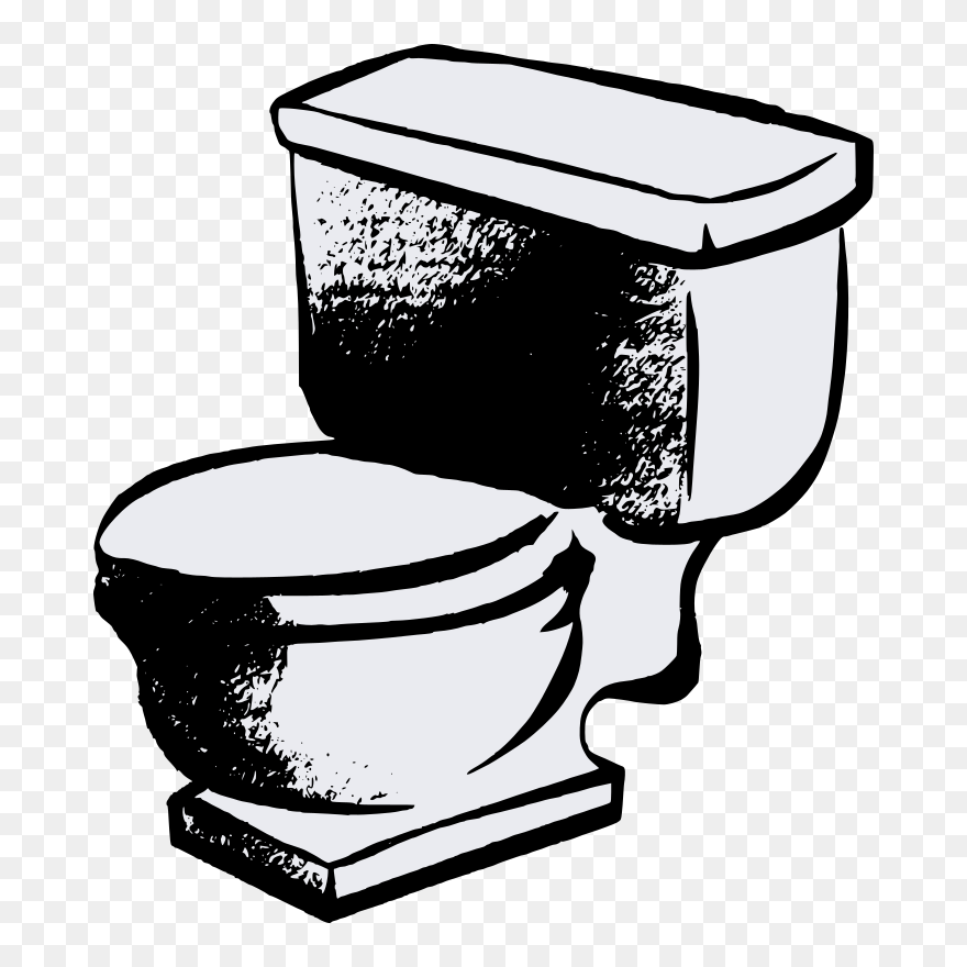 Clipart Toilet White, Clipart Toilet White Transparent - Toilet Bowl Clipart Transparent - Png Download
