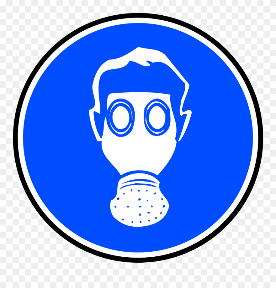 Protection - Clipart - Respiratory Equipment Must Be Worn - Png Download