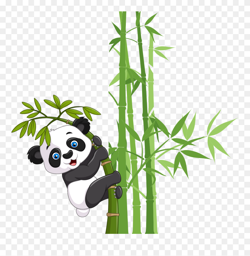 Collection Of Free Panda Transparent Bamboo Download - Cute Panda Clipart