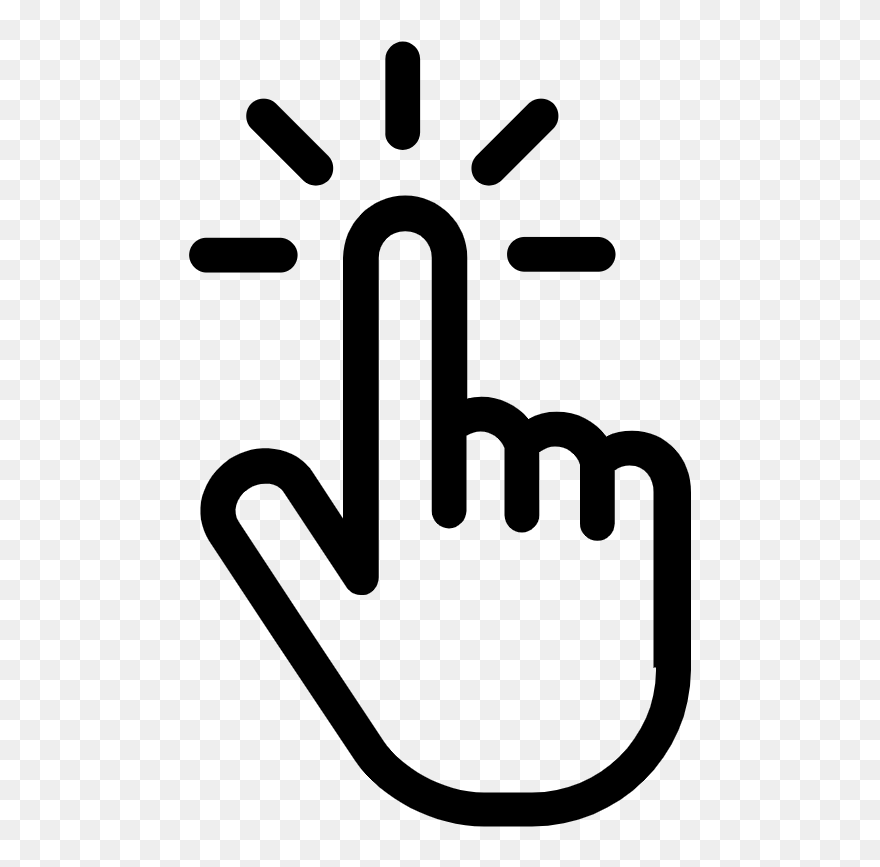 Noun Click 1159662 - Hand Cursor Transparent Background Clipart