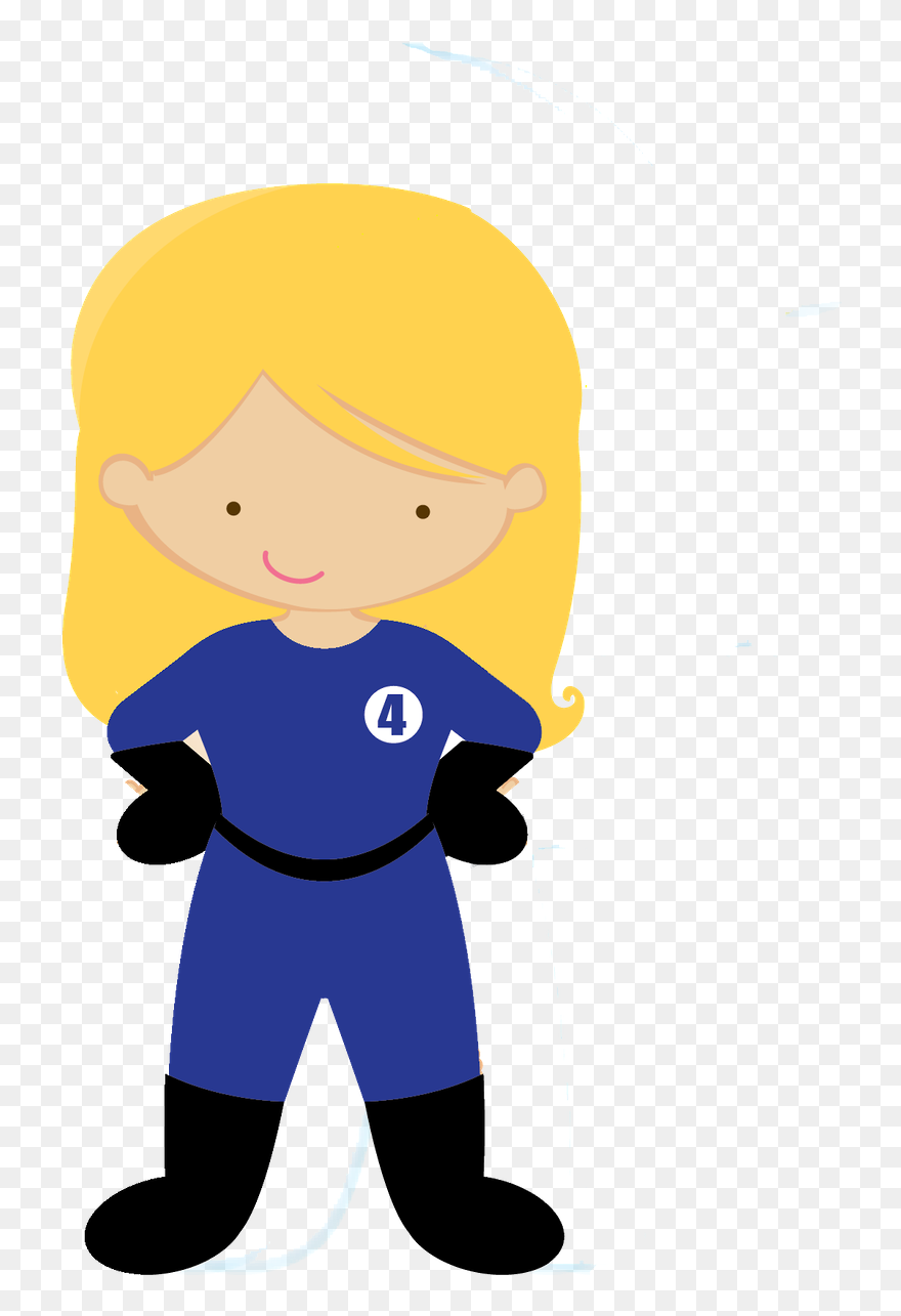 Quarteto Fantastico Infantil Clipart