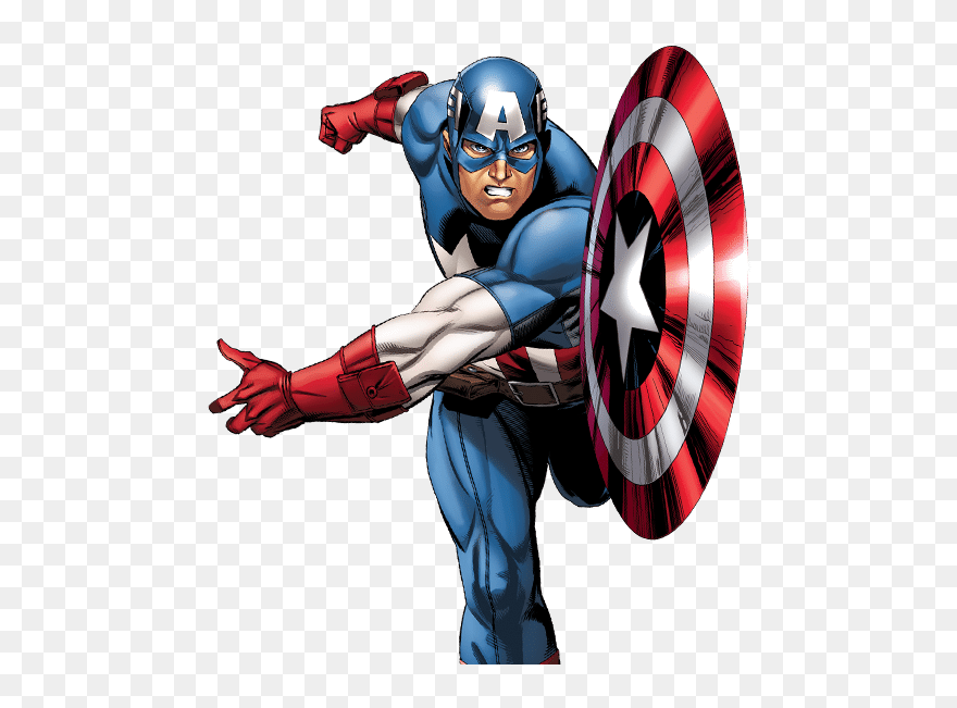 America Deadpool Comics Book Comic Captain Avengers - Captain America Comic Png Clipart