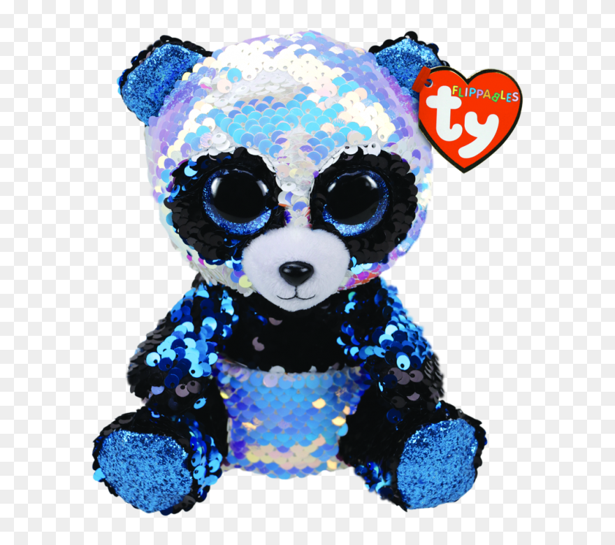 Pink Panda Beanie Boos Clipart