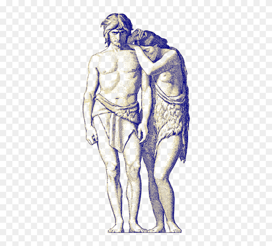 Classical Sculpture,art,artwork - Adam And Eve Drawing Clipart
