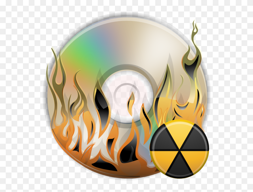 Burn Disk - Cd Burning Icon Clipart