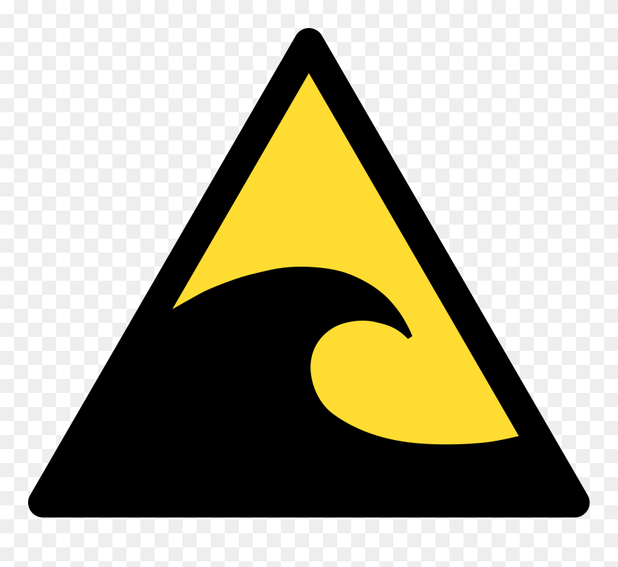 Warning Tsunami Clipart
