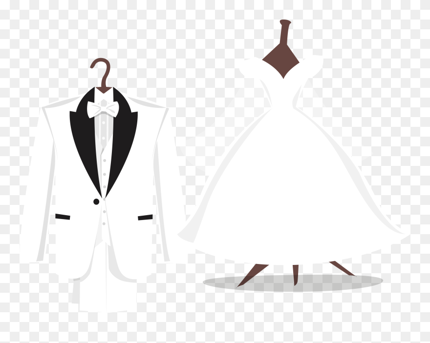 Tuxedo Wedding Dress Suit - Men's Wedding Suit Png Clipart