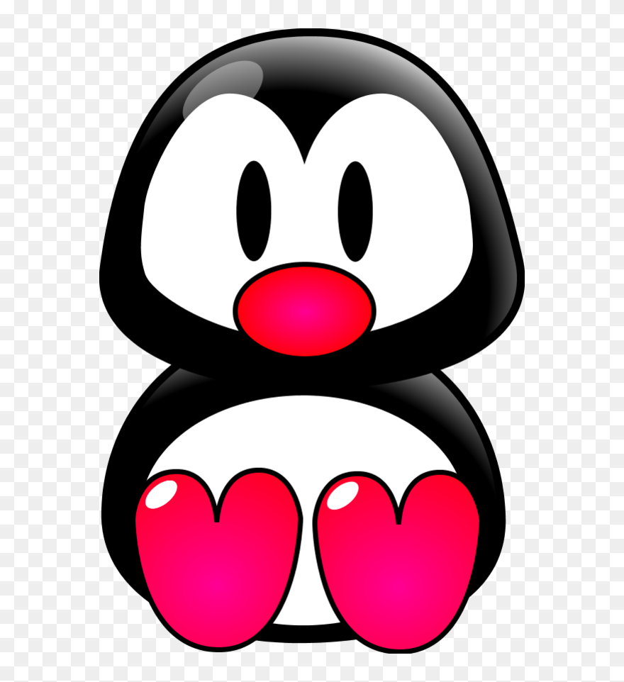 Baby Penguin Tux - Penguin Clip Art - Png Download