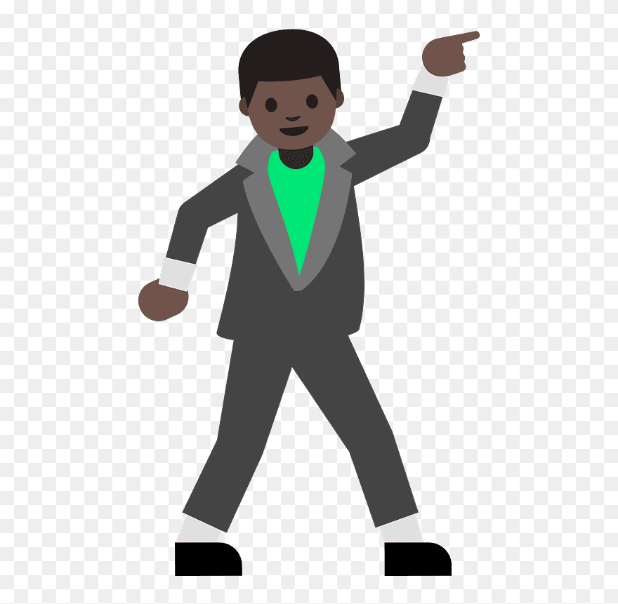 Man Dancing Emoji Clipart - Dancing Cartoon Gif Png Transparent Png