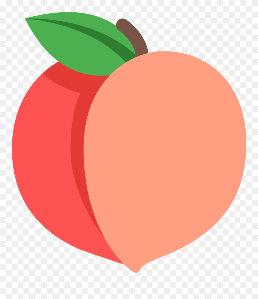 Computer Icons Peach Grape Food Clip Art - Transparent Background Peach Clipart - Png Download