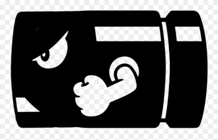 #piston - Bala Mario Bros Clipart