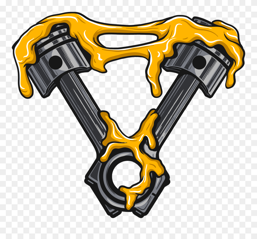 Glued Pistons - Gluedpistons Clipart