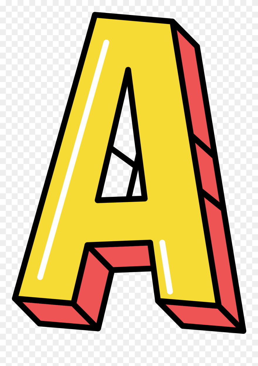 A Comic Letter Clipart