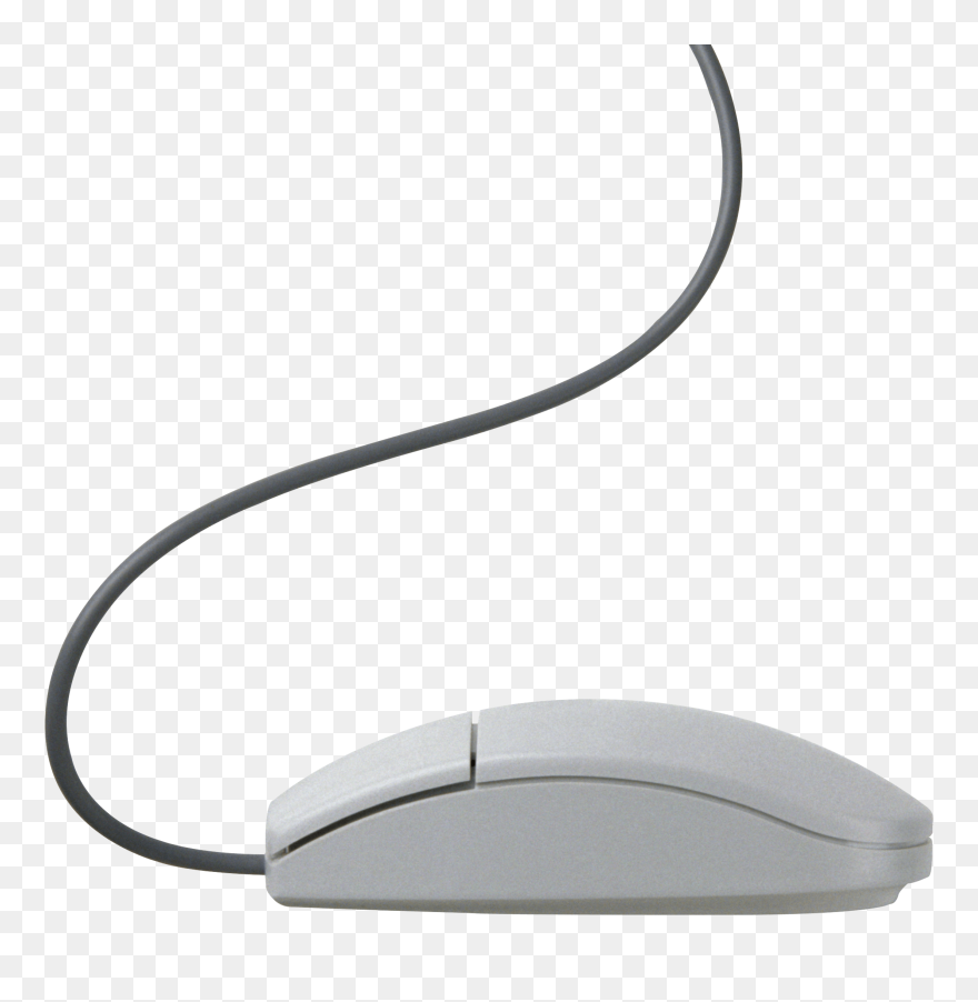 Computer Mouse Cord Top Clip Arts - Computer Mouse With No Background - Png Download