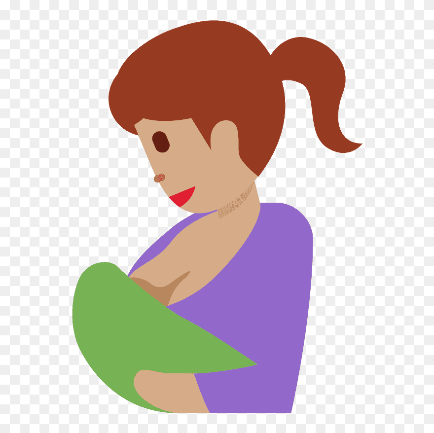 Breast-feeding Emoji Clipart - Png Download