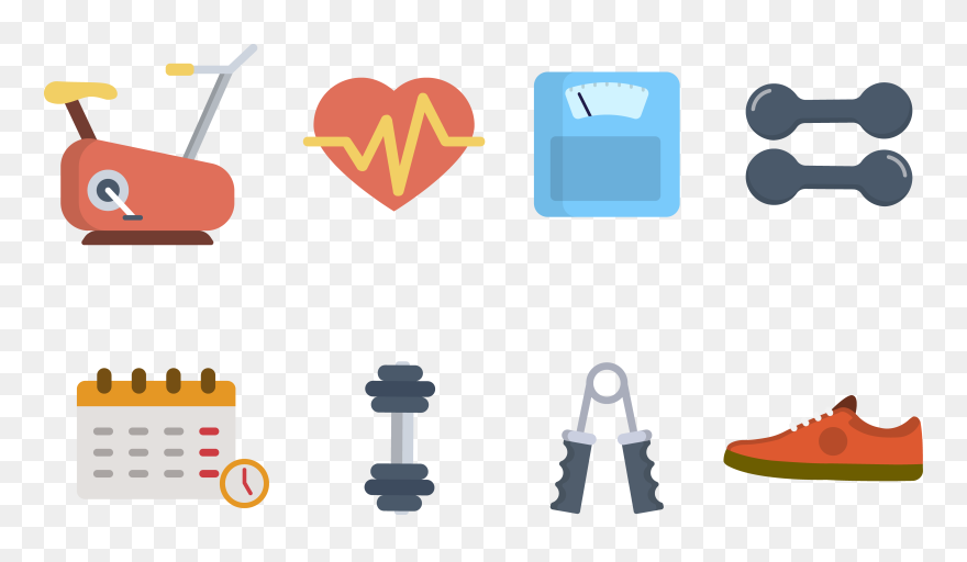 Exercise Clipart Light Exercise - Exercise Clipart - Png Download
