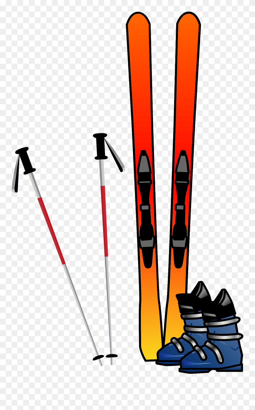 フリー イラスト スキー ブーツ Clipart
