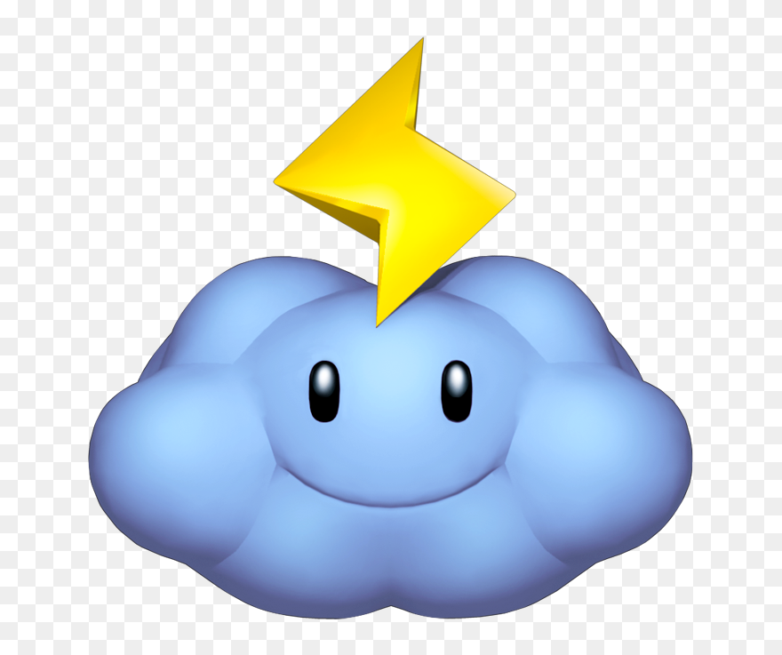 Mario Kart Thunder Cloud Clipart