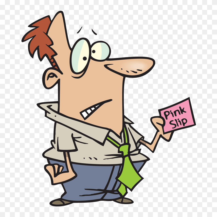 Pink Slip - Pink Slip Cartoon Clipart