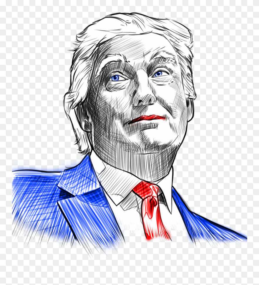 Our Priority Is To Present Donald Trump With A Romanian - Cross Hatch A Face Clipart