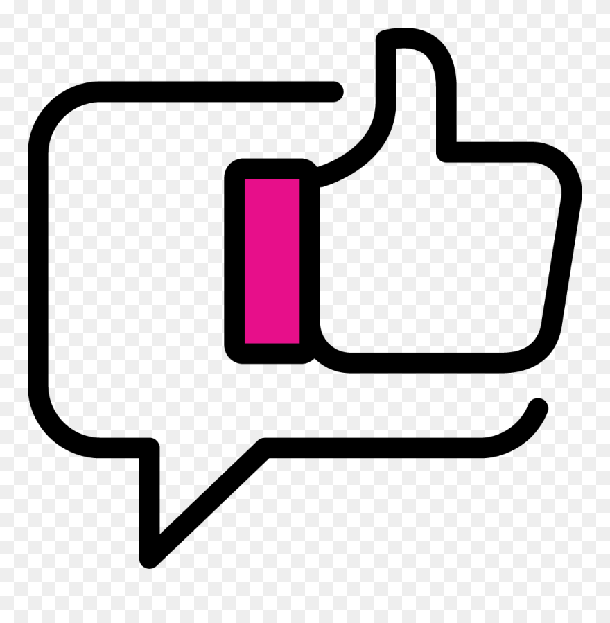 Service Image - Social Media Review Icon Clipart