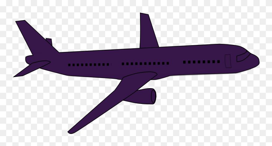 Black Airplane Png Transparent Clipart