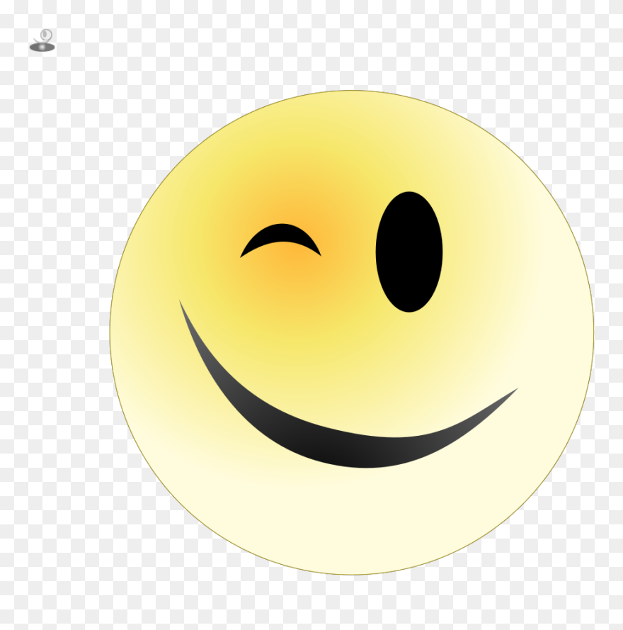 Tango Face Wink Svg Clip Arts - Smiley - Png Download