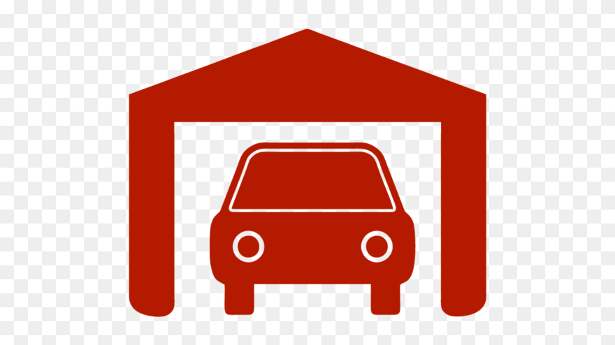 Garage With Car Transparent Clipart