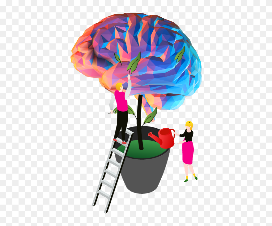 Planting A Seed In The Mind - Brain Awareness Month 2020 Clipart