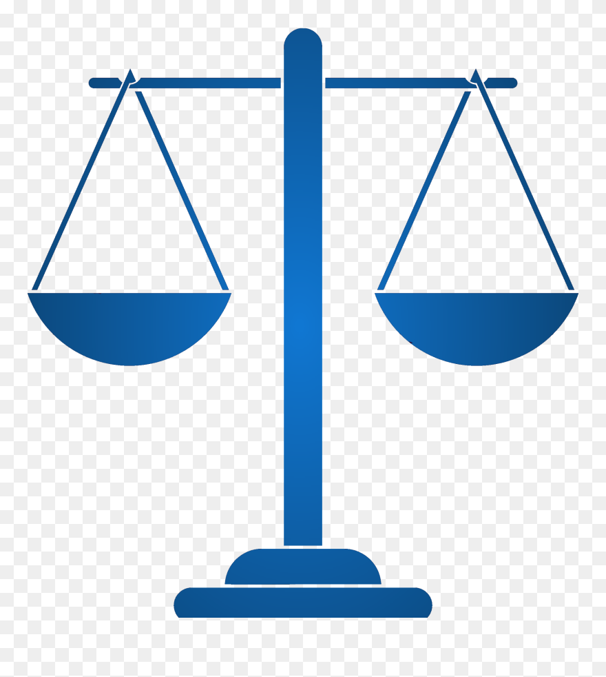 Measuring Scales Silhouette Justice Clip Art - Transparent Background Scales Of Justice Png
