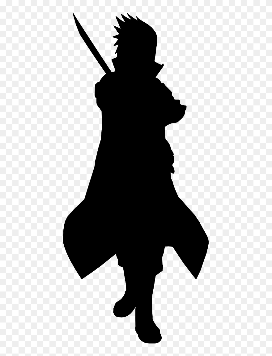 Silhouette Character Clip Art - Silhouette - Png Download