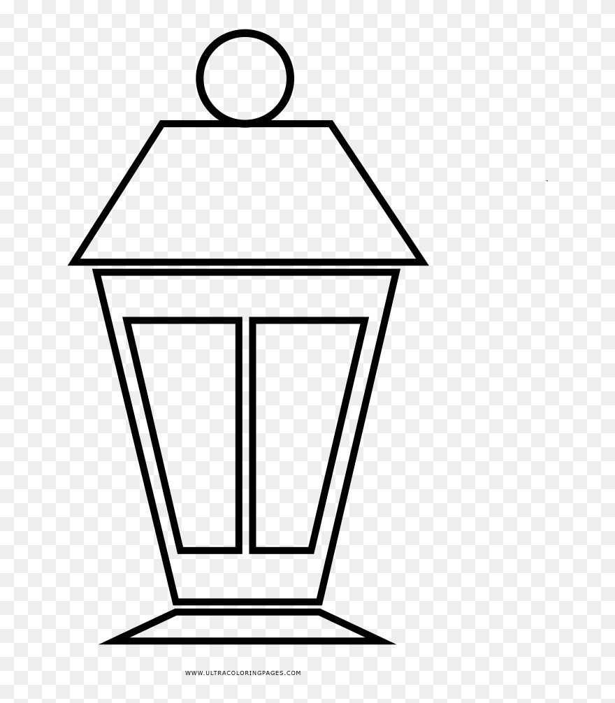 Ramadan Lantern Coloring Page - Ramadan Kareem Coloring Pages Clipart