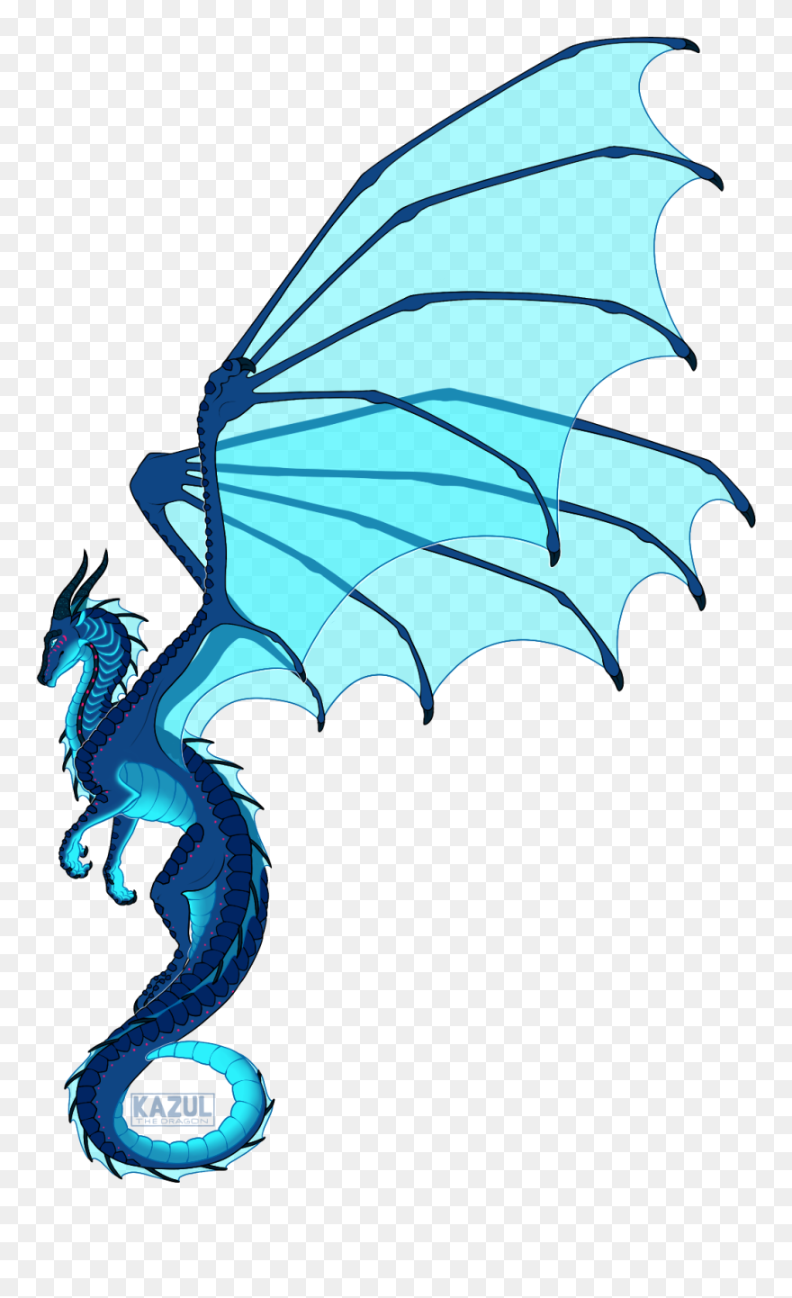 Wings Clipart Aesthetic - Wings Of Fire Dragon Drawings - Png Download