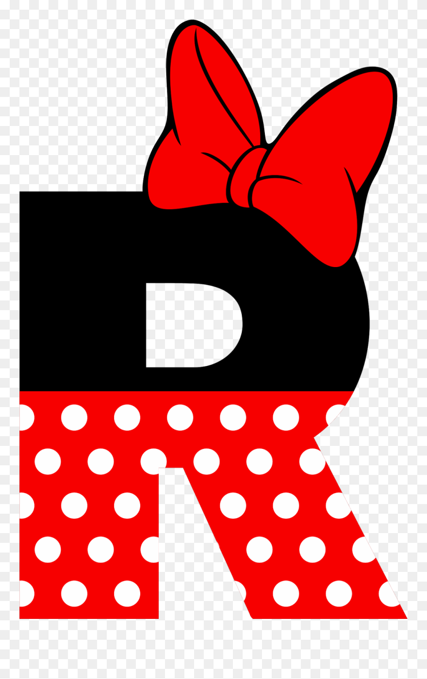 Clipart Letters Delivery - Letras De Minnie - Png Download