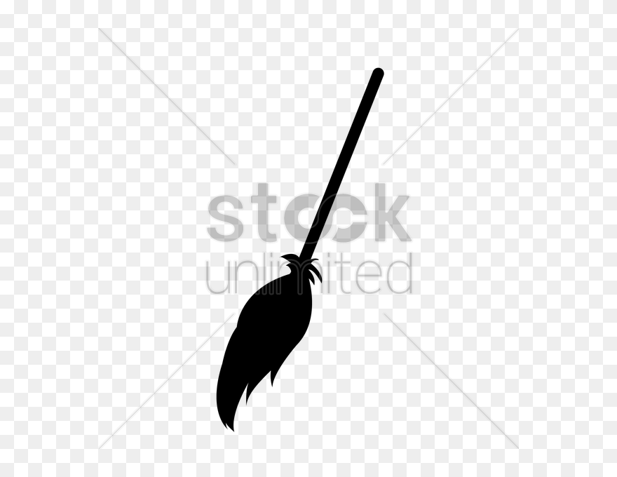 Drawn Witch Broom Sketch - Witches Broom Vector Png Clipart