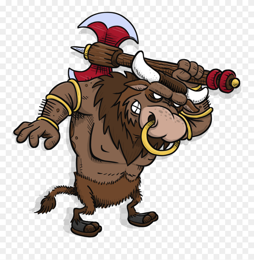 Minotaur Clipart - Png Download