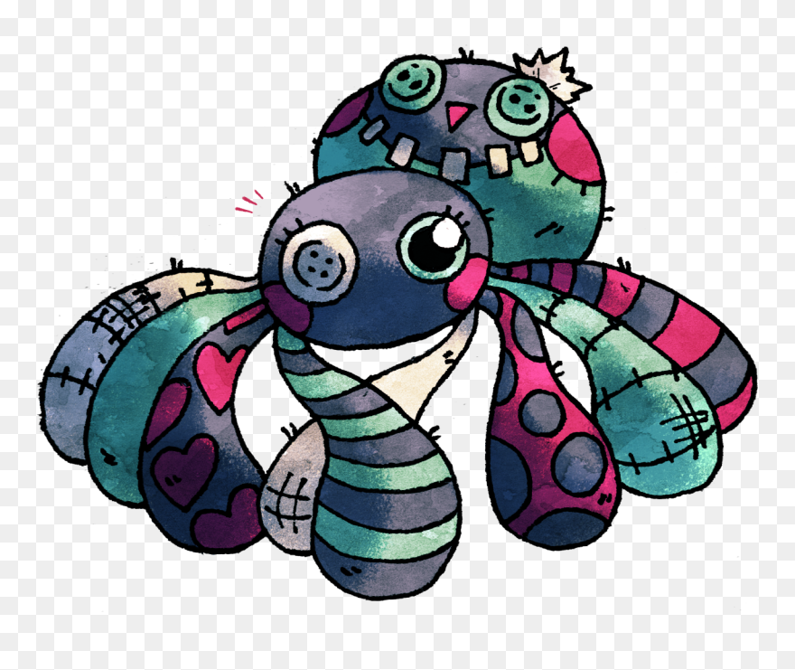 It Spins Huge Webs Out Of Yarn - Cartoon Clipart