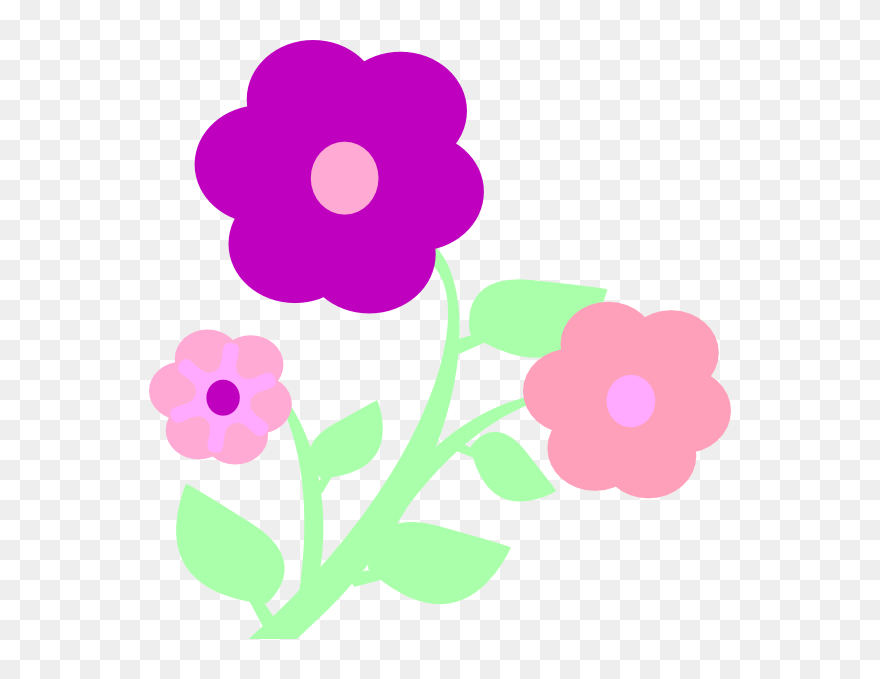 Flower Clipart Pastel Clipart Freeuse Download Flowers-hi - Pastel Flowers Clipart - Png Download